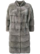 Manzoni 24 Reversible Fur Coat - Grey