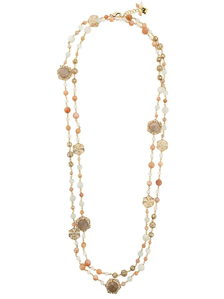 Rosantica Layered Necklace - Nude & Neutrals