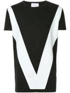 Ports V Colour-block T-shirt - Black