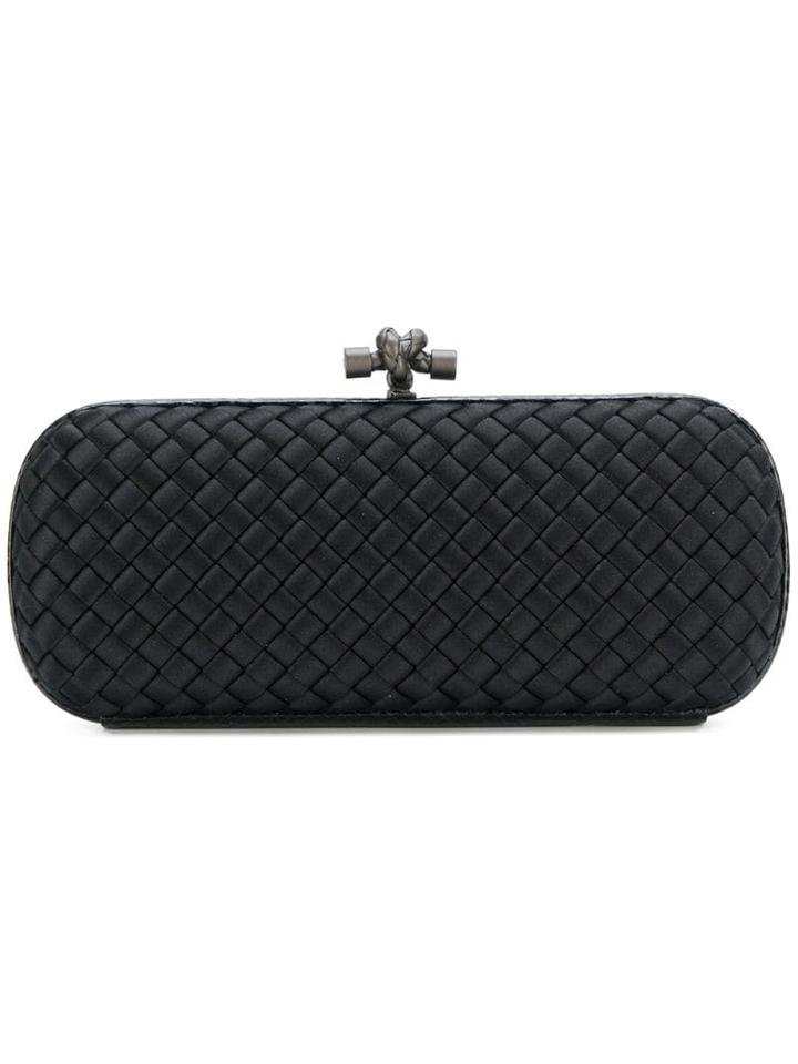 Bottega Veneta Nero Intrecciato Impero Stretch Knot - Black