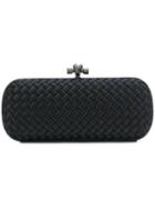 Bottega Veneta Nero Intrecciato Impero Stretch Knot - Black