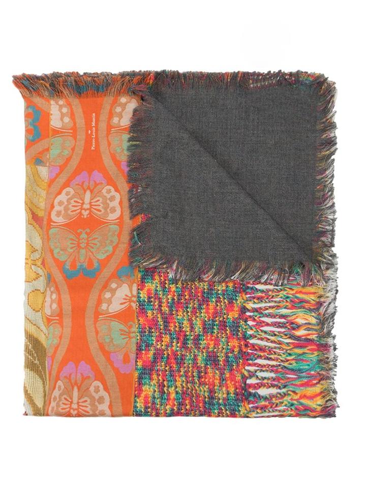 Pierre-louis Mascia Fringed Printed Scarf