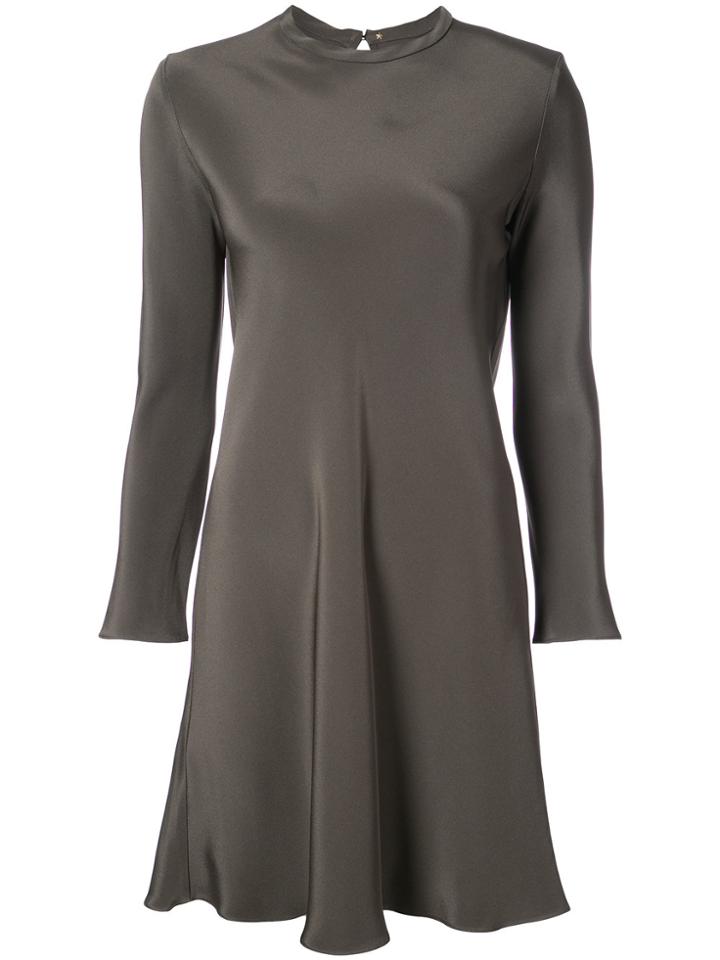 Peter Cohen Long Sleeve Midi Dress - Green
