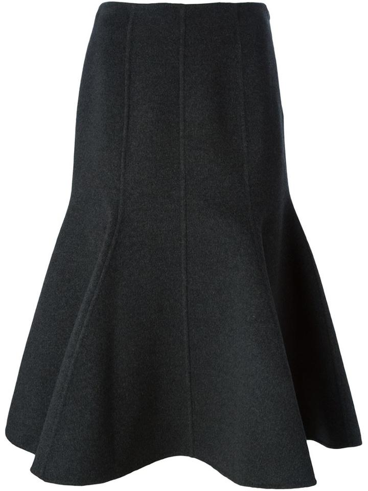 Michael Kors Godet Hem Midi Skirt