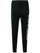 Lauren Ralph Lauren Contrast Logo Track Pants - Black