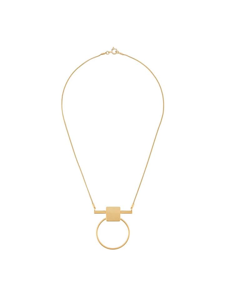Isabel Marant Round Pendant Necklace - Multicolour