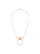 Isabel Marant Round Pendant Necklace - Multicolour