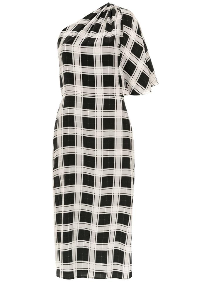 Andrea Marques Midi Silk Dress - Black