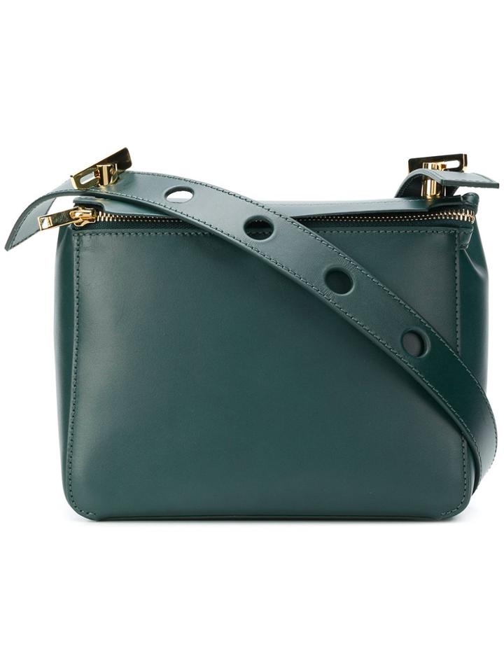 Sophie Hulme Bolt Small Shoulder Bag - Green