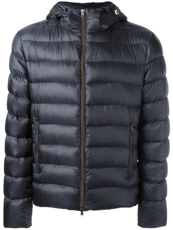 Herno Quilted Oversized Puffer Jacket, Men's, Size: 46, Blue, Polyamide/feather Down