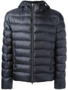 Herno Quilted Oversized Puffer Jacket, Men's, Size: 46, Blue, Polyamide/feather Down