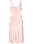Helmut Lang Double Strap Dress - Pink