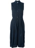 Kristensen Du Nord Button Fastening Sleeveless Dress