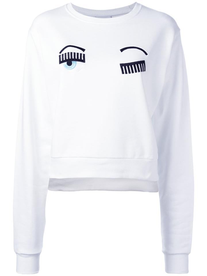 Chiara Ferragni Flirting Sweatshirt - White