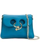 J.w.anderson - Mini Pierce Shoulder Bag - Women - Leather - One Size, Blue, Leather