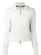 Moncler - Poli Stretch Zipped Cardigan - Women - Polyamide/polyester/spandex/elastane - S, Women's, Nude/neutrals, Polyamide/polyester/spandex/elastane