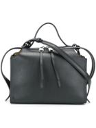 Jil Sander Top Zip Crossbody Bag, Women's, Black, Calf Leather