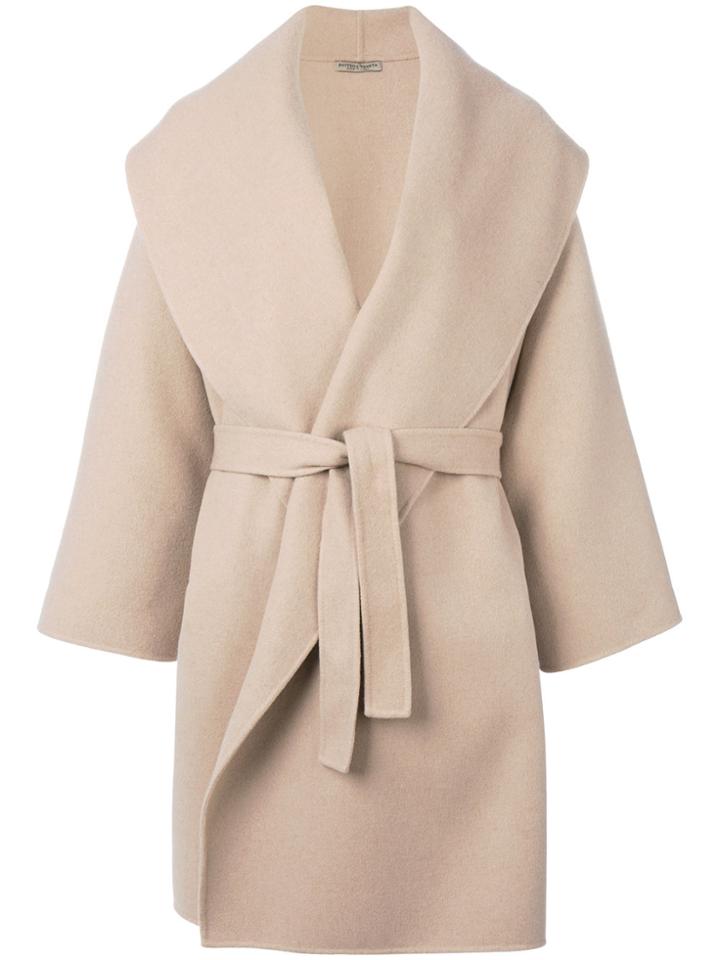 Bottega Veneta Waist-wrap Coat - Nude & Neutrals