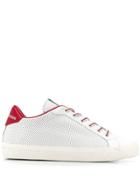 Leather Crown Iconic Low-top Sneakers - White