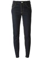 Maison Margiela Slim Fit Jeans, Women's, Size: 42, Blue, Cotton/spandex/elastane
