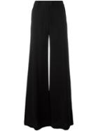 Plein Sud Super Flared Trousers, Women's, Size: 36, Black, Polyester/spandex/elastane/viscose