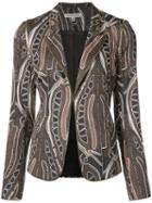 Sophie Theallet - Pine (green) Cone Print Blazer - Women - Cotton/polyimide - 6, Cotton/polyimide