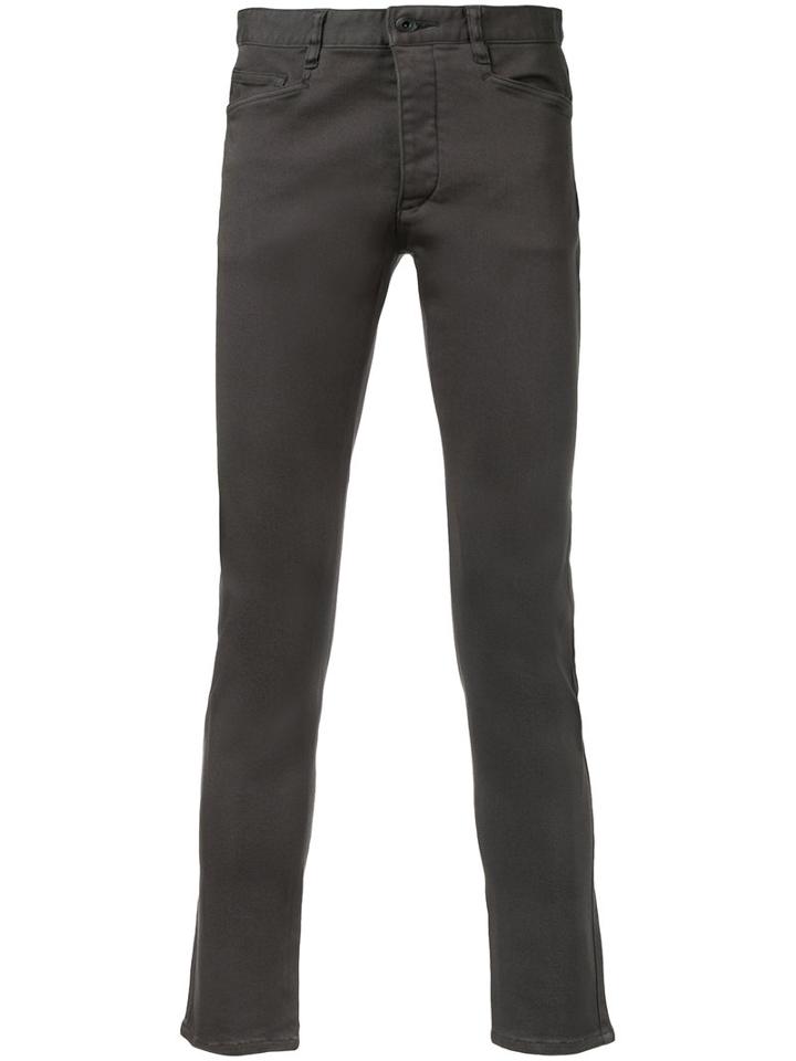 Attachment - Skinny Cropped Trousers - Men - Cotton/polyurethane - 1, Grey, Cotton/polyurethane