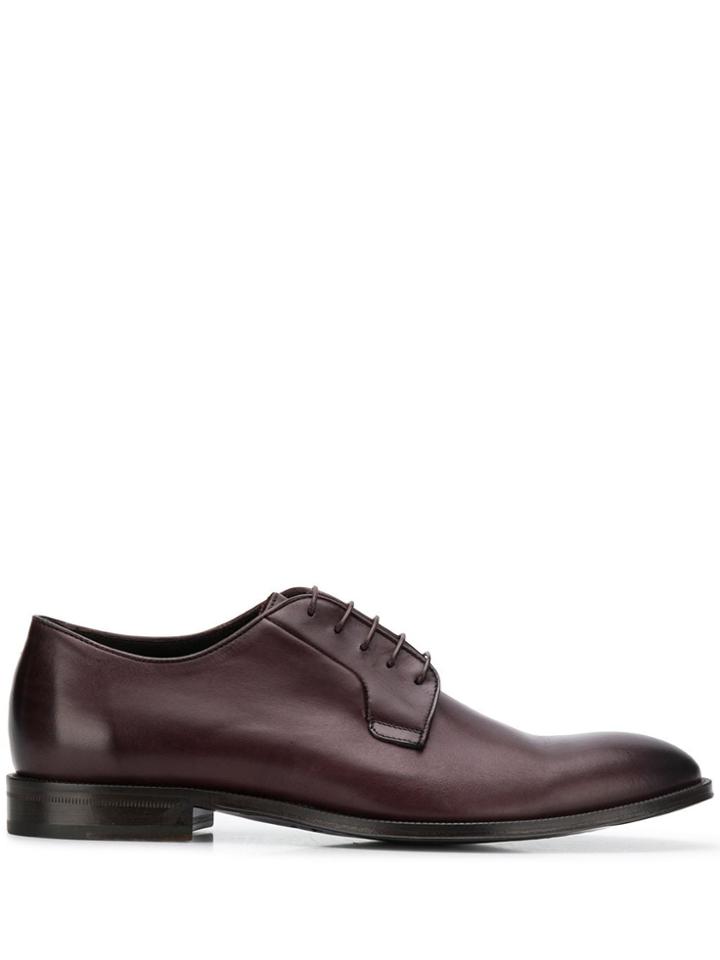 Paul Smith Lace Up Derby Shoes - Red