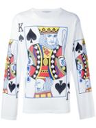 Stella Mccartney Playing Cards T-shirt, Men's, Size: Xs, White, Cotton