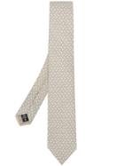 Emporio Armani Polka-dot Woven Tie - Neutrals