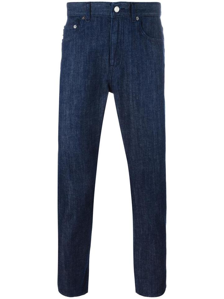 Love Moschino Slim-fit Jeans, Men's, Size: 31, Blue, Cotton/spandex/elastane