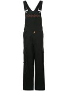 Walter Van Beirendonck Vintage Embroidered Detail Jumpsuit - Black