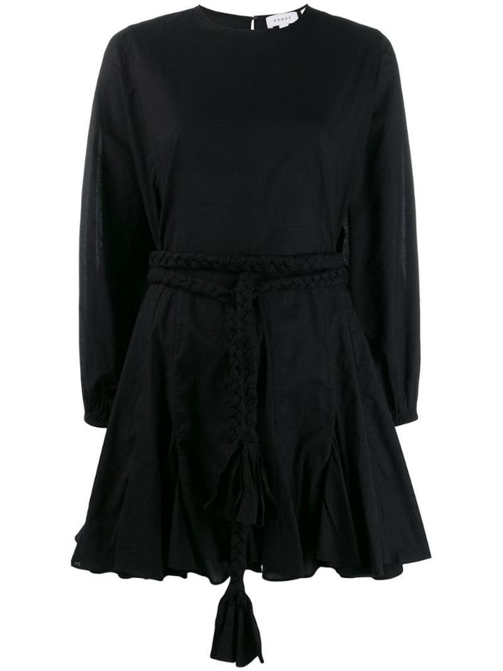 Rhode Resort Rope Tie-waist Dress - Black