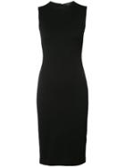 Theory Sleeveless Stretch Dress, Women's, Size: Medium, Black, Cotton/polyamide/spandex/elastane