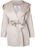 Max Mara Longsleeved Double-breated Coat - Grey