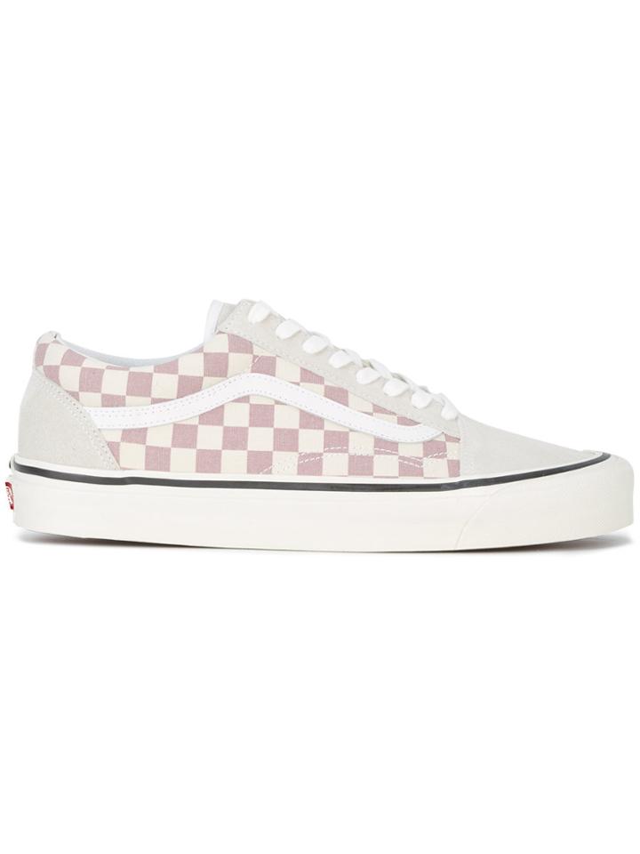 Vans Mauve Checkerboard Old Skool Sneakers - Nude & Neutrals