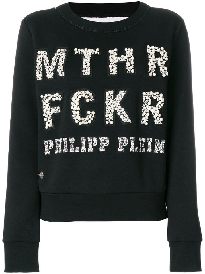 Philipp Plein Metro Blue Sweatshirt - Black