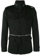 Alexander Mcqueen - Field Jacket - Men - Cotton/viscose/cashmere/virgin Wool - 48, Black, Cotton/viscose/cashmere/virgin Wool