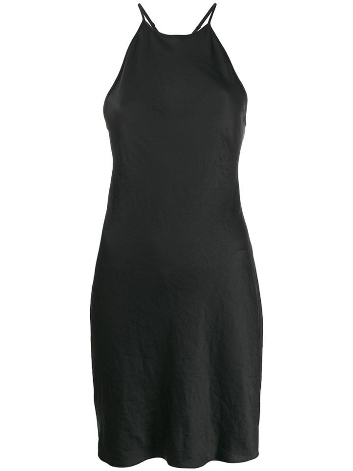 T By Alexander Wang Short Halter Dress - Black