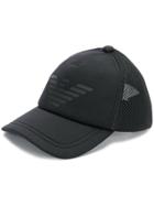 Emporio Armani Eagle Logo Baseball Cap - Black