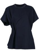 Maison Margiela Ruched Asymmetric T-shirt - Blue