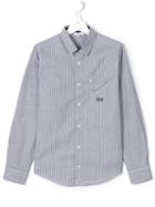 Boss Kids Striped Shirt, Size: 14 Yrs, White