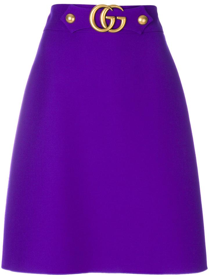 Gucci A-line Skirt - Pink & Purple