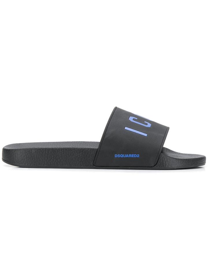 Dsquared2 Icon Slides - Black