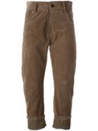 Haider Ackermann 'taliaferro Vison' Corduroy Trousers, Women's, Size: 38, Brown, Cotton/rayon