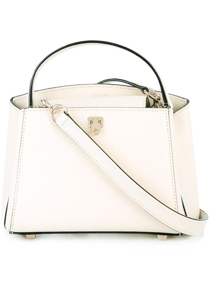 Valextra Small Cross-body Bag, Women's, Nude/neutrals, Calf Leather