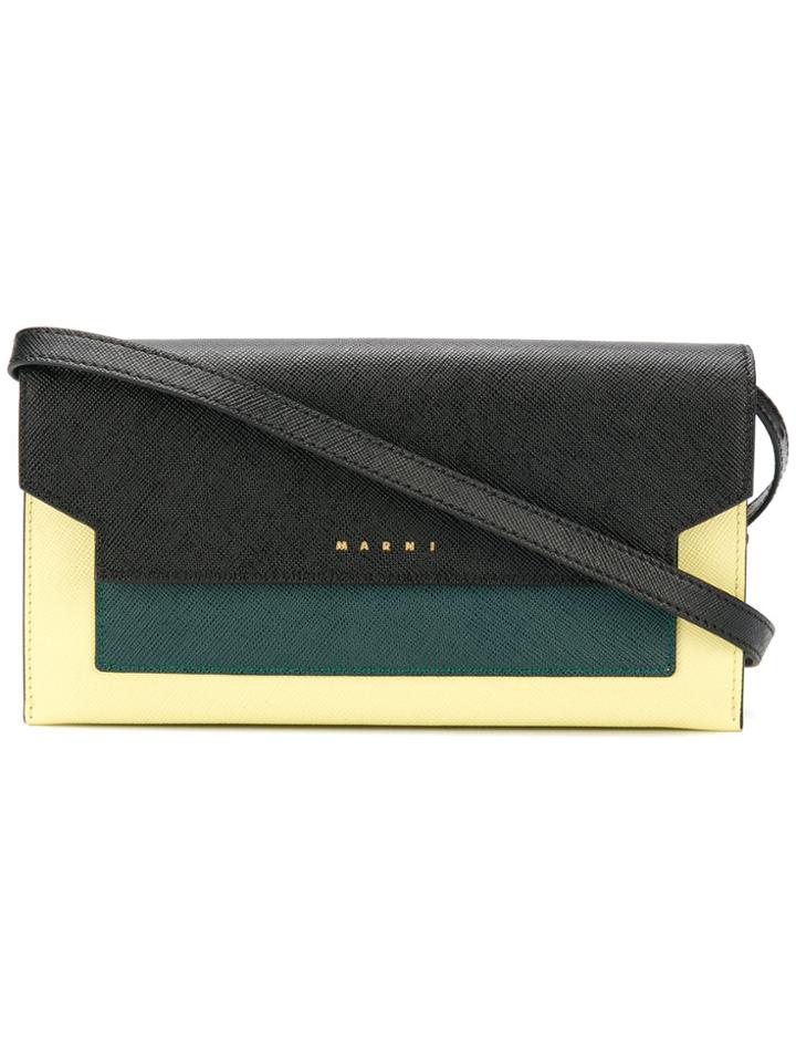 Marni Mini Trunk Cross Body Bag - Black