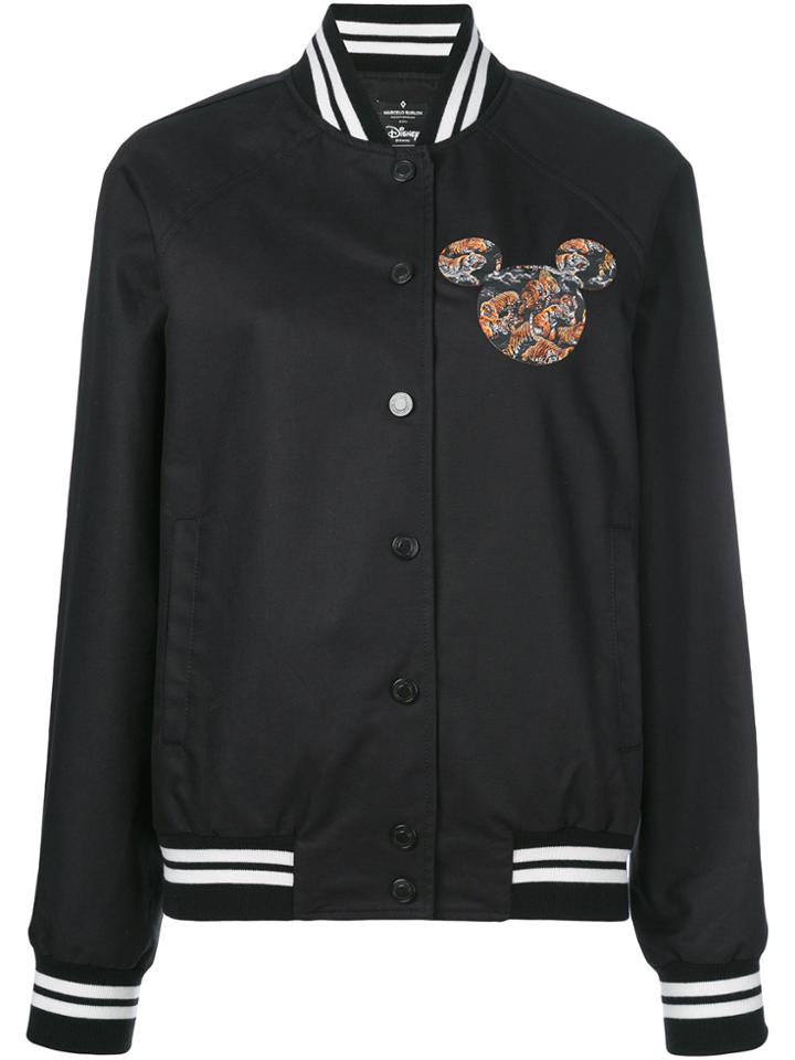 Marcelo Burlon County Of Milan Mickey Mouse Bomber Jacket - Black