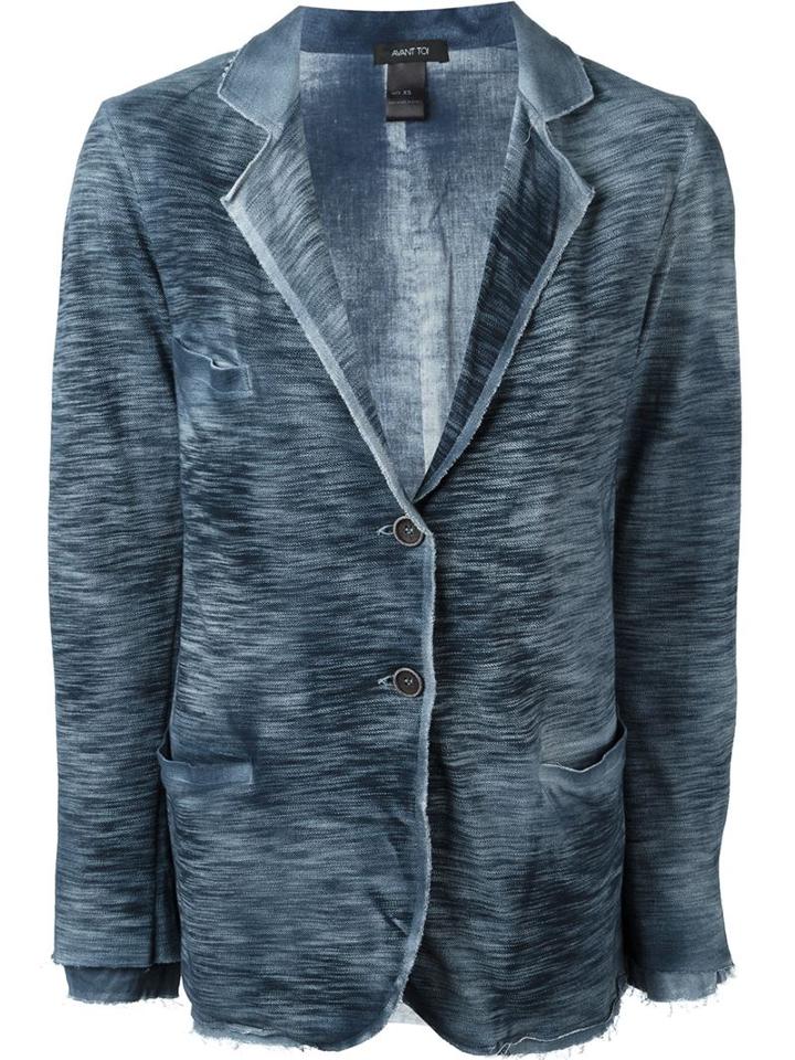 Avant Toi Raw Edge Blazer