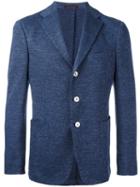 The Gigi Classic Blazer, Men's, Size: 48, Blue, Cotton/linen/flax/viscose/acetate